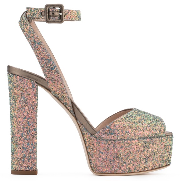 giuseppe zanotti NIB glitter platform heel - Picture 2 of 9